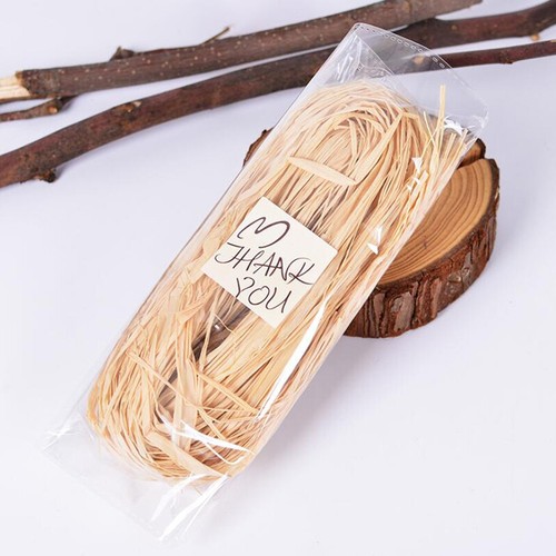 50X Raffia Natural Rope Crafts Wedding Gift Wrapping Cord Twine DIY ...