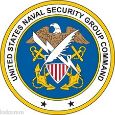 US Naval Security Group Command (2 small or 1 Large) Vinyl Decal