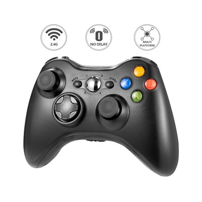 Wireless Controller Gamepad Joypad For Microsoft XBOX 360 Windows PC MAC US
