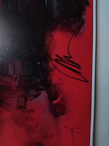 DC COMICS BATMAN PRINT SIGNED JOCK MARK SIMPSON COA - Picture 2 of 3