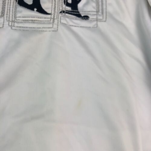 Coogi Embroidered White Blue Trim Zipper Jacket Men's XXL - Picture 4 of 15