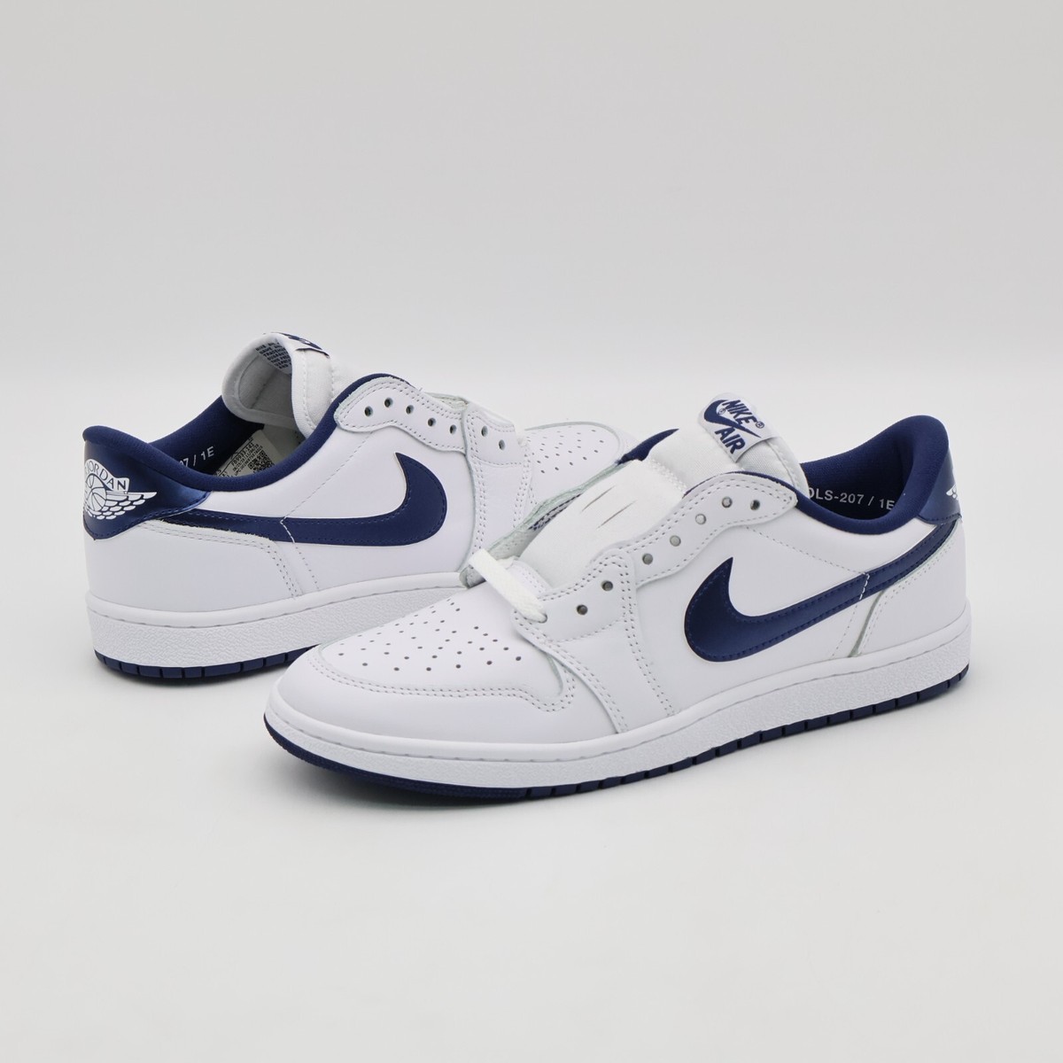 ☆ブラック☆85mm ブルー Nike Air Jordan 1 Retro Low 85 Metallic Blue Men's Sizes
