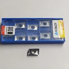 KORLOY APKT1604PDFR-MA2 INSERT GRADE H01 NEW (10PCS)