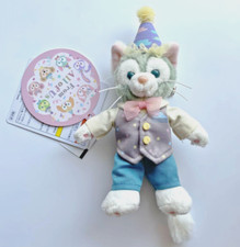 Tokyo Disney Resort 40th Anniversary Gelatoni Duffy Friends Plush Badge JPN NEW