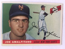 1955 Topps #144 Joe Amalfitano RC