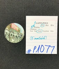 AAFES POGS, 5th Series/Printing,1 POGS, 5¢, #P1077, GOOD