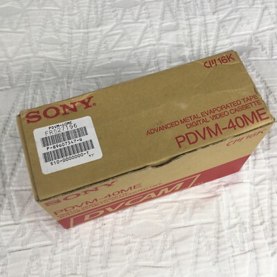 Lot De 10 Cassettes Vidéo Sony DVCAM – PDVM-40N – Métal – Neuves (ancien Stock)