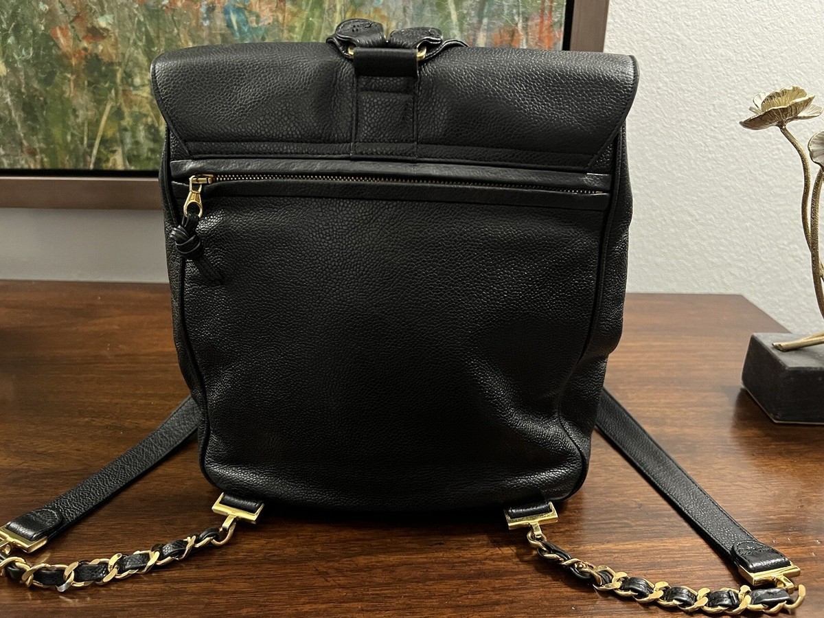 【CHANEL】1993 Vintage brown caviar gold ball★ショルダー 1993 Vintage chanel brown caviar gold ball shoulder bag