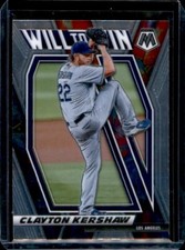 2021 Panini Mosaic - Will to Win #WTW5 - Clayton Kershaw