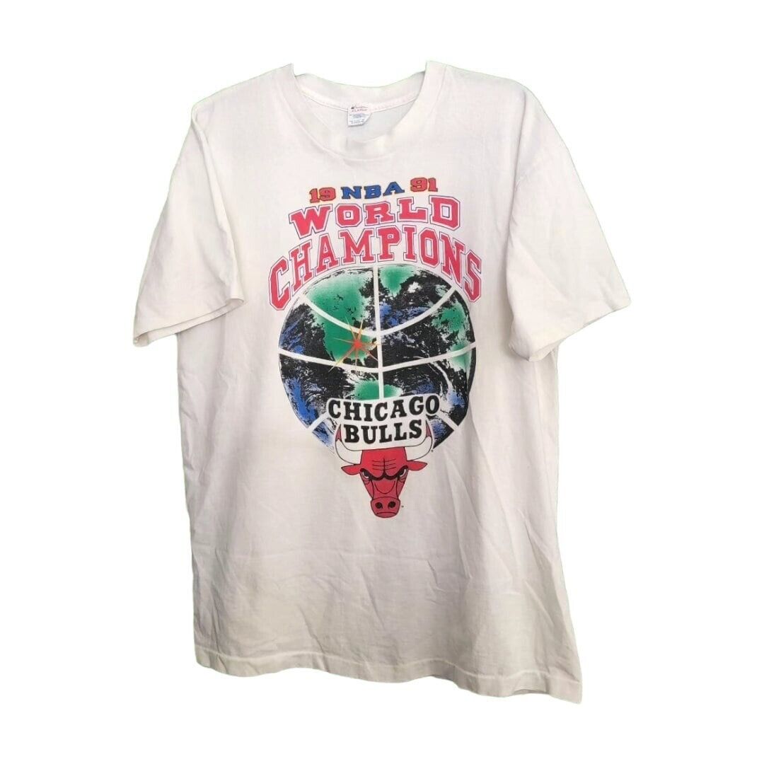vintage 1991 Chicago Bulls World Champion Shirt - image 1