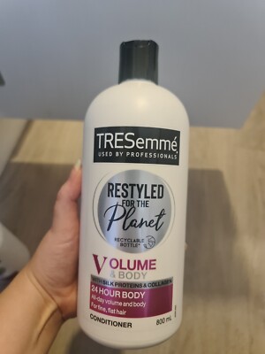 Tresemme Volume And 24 Hour Body Silk Proteins And Collagen Conditioner 800ml 
