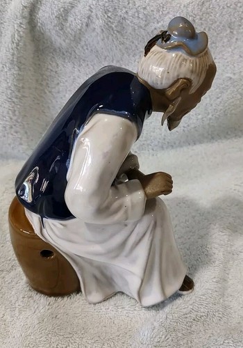 MUDMAN Chinese Wiseman Wanjiang Guangdong Figurine - Picture 5 of 7