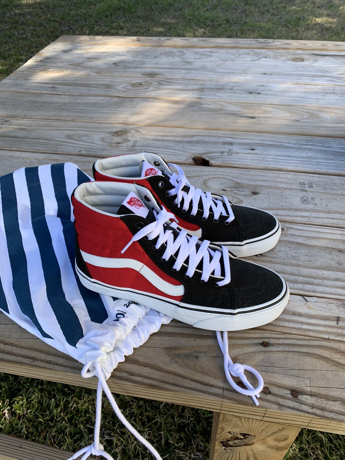 high top yellow checkered vans