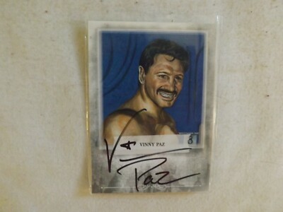 2009 Mecca ''Vinny Paz'' Pazienza Autographed Boxing Card 