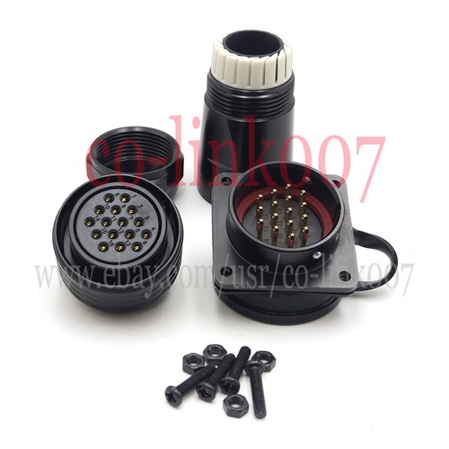 WEIPU SA28 16pin Waterproof Electrical Connector Plug Socket,LED Power Connector - Picture 4 of 7