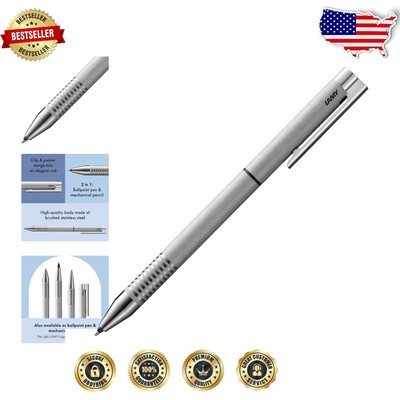 Precision Stainless Steel Ballpoint & Mechanical Pencil Combo   Elegant Writing