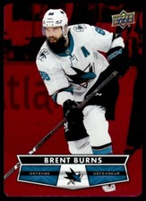 Brent Burns 2021-22 Upper Deck Tim Hortons Red Die Cut Hockey #DC-15 San Jose