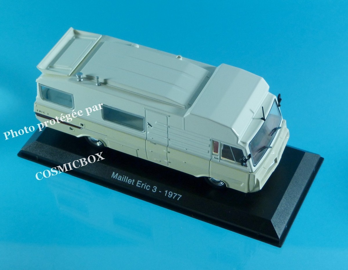 Miniature IXO 1/43 Camping Car Peugeot J7 Eric Maillet 1976 Neuf