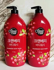 2-Pack Shower Mate ~ Cranberry Moisturizing Body Wash 42.3 fl oz Each