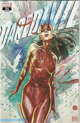 DAREDEVIL #25 (2020) 2ND PRINT DAVID MACK EXCLUSIVE ELEKTRA VARIANT 