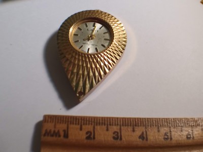 Vintage/Antique gold necklace pocket watch Lady antimagnetic swiss