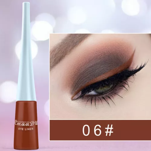 Matita eyeliner colorata 24 ore liquido alto pigmento lunga durata eye liner penna gel - Foto 85 di 110