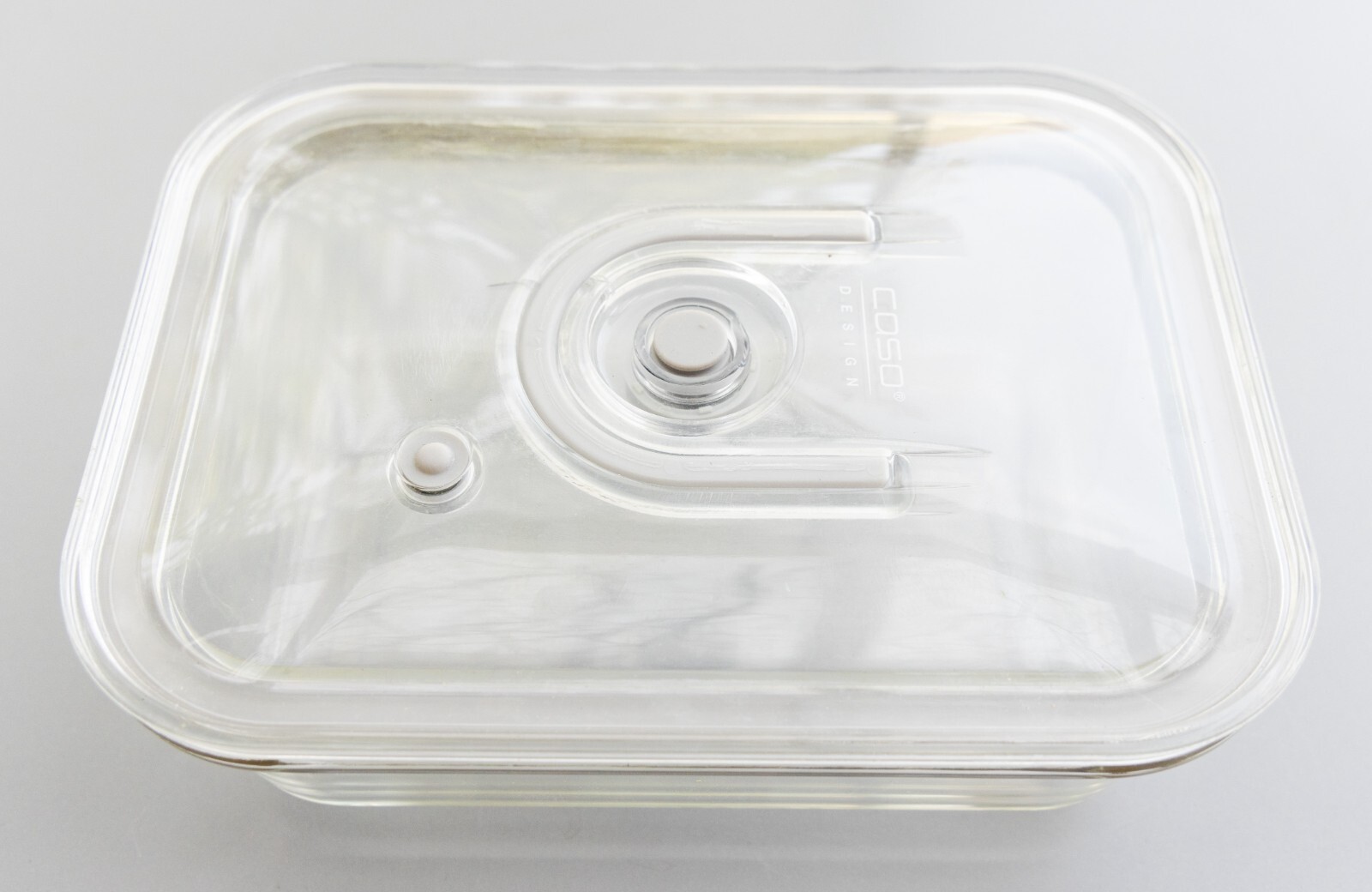 CASO VacuBoxx EXL eckig 1500ml extrem stabile Vakuumbehälter Borosilikatglas