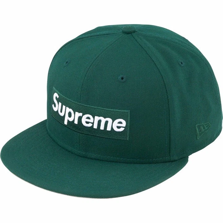 Supreme ! Chapeau logo boîte Sharpie neuf ère 59Fifty taille 7 1/8 (vert foncé