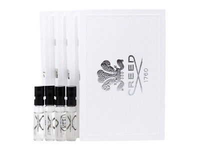 CREED VIRGIN ISLAND WATER EDP 1.7ml .057fl oz x 4 COLOGNE PERFUME SPRAY SAMPLES