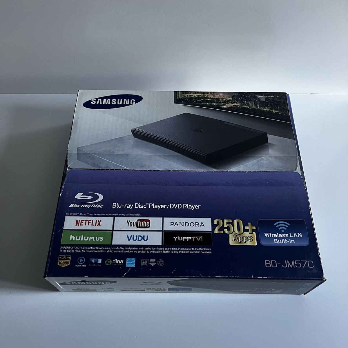 Samsung BD-JM57C Blu-ray Disc / DVD Player with Wi-Fi & Streaming