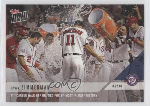 2018 Topps Now 629 Ryan Zimmerman