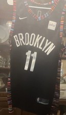 Nike Brooklyn Nets Kyrie Irving #11 NBA Swingman Jersey Black Multicolor Size 50
