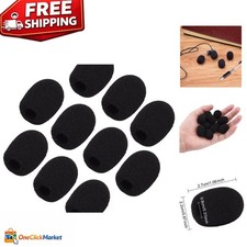 10-Pack Mini Microphone Windscreen Foam Cover for Optimal Sound Quality