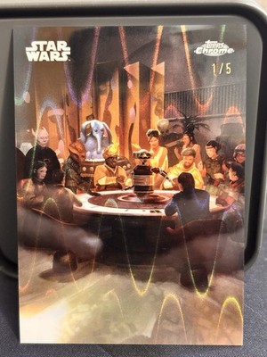 Topps 2025 Star Wars Hyperspace Garsa's Sanctuary Art of Tatooine 1/5 AOT-14