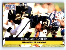 1991 Pro Set Spanish #646 Billy Ray Smith Fresh Break EX-EXMINT