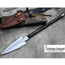 VIKING SPEAR / hand forged spear /12 inches Long Blade spear/Spear/ Full tang