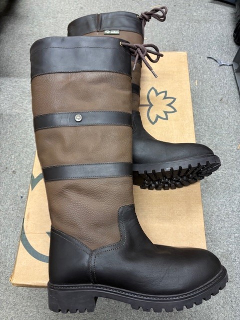 Cabotswood Femme Henley 2 Oak Waterproof and Breathable Mid Calf Country Boot Botte d'équitation, Chocolat chêne, 40 EU