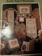 Earth Angel Blessings Counted Cross Stitch Chart Book DDB-10 Debra Designs N9