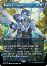 Kindred Discovery (Anime Borderless) - Near Mint MTG