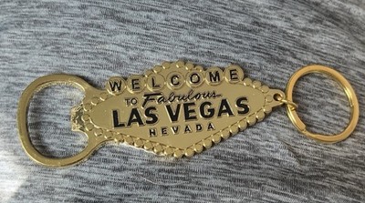 Welcome to The Fabulous Las Vegas Sign Metal Keychain Las Vegas Nevada