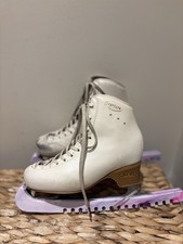 Edea Concerto Overture Figura Pattini da Ghiaccio Bianco Crema Made Italy Tg 240 UK 3-3,5