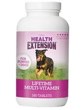 Health Extension Lifetime Dog Vitamins Immune Digestive Support, 180ct
