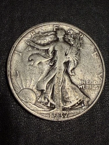 1937-S  San Francisco Mint Silver Liberty Walking Half Dollar  lot # 2223