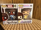Funko Pop! Marvel Deadpool as Bob Ross #319 & Bob Ross w/ Paintbrush #559