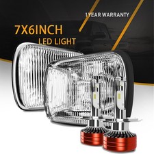 5x7 7x6 H6054 Headlights DRL Fog Light H4 Offroad Truck