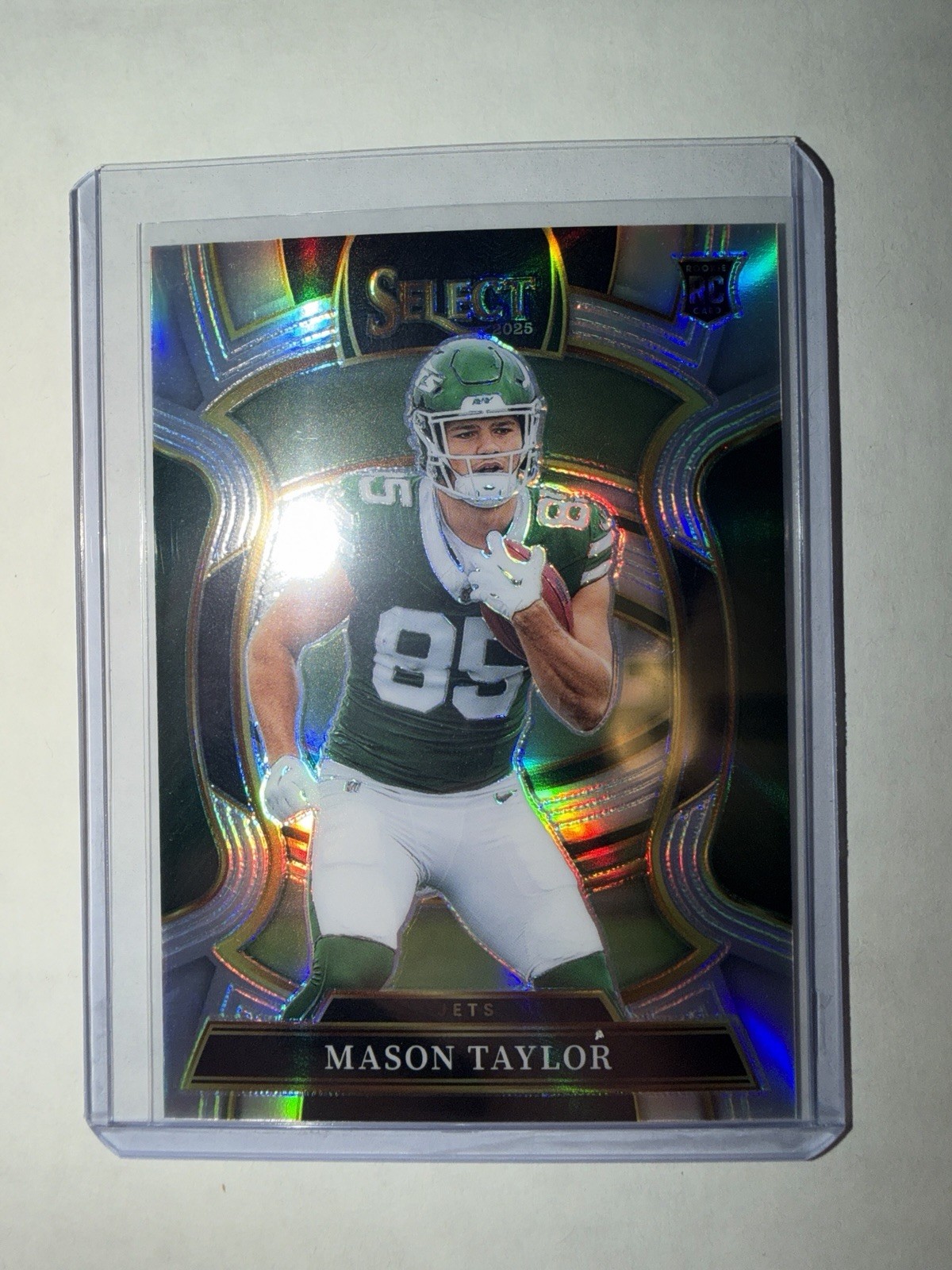 2025 Select Football RC Mason Taylor Concourse Silver #76 Jets