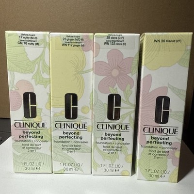 CLINIQUE BEYOND PERFECTING FOUNDATION + CONCEALER, 1 FL OZ NIB, CHOSE
