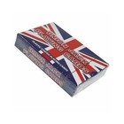 4 x Pack of UNION JACK PLAYING CARDS Plastic Coated Standard Size 8.5cm x 5.5cm