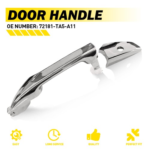 Outer Door Handle Chrome Outside Front Left Side For 2008-2012 Honda Accord USA