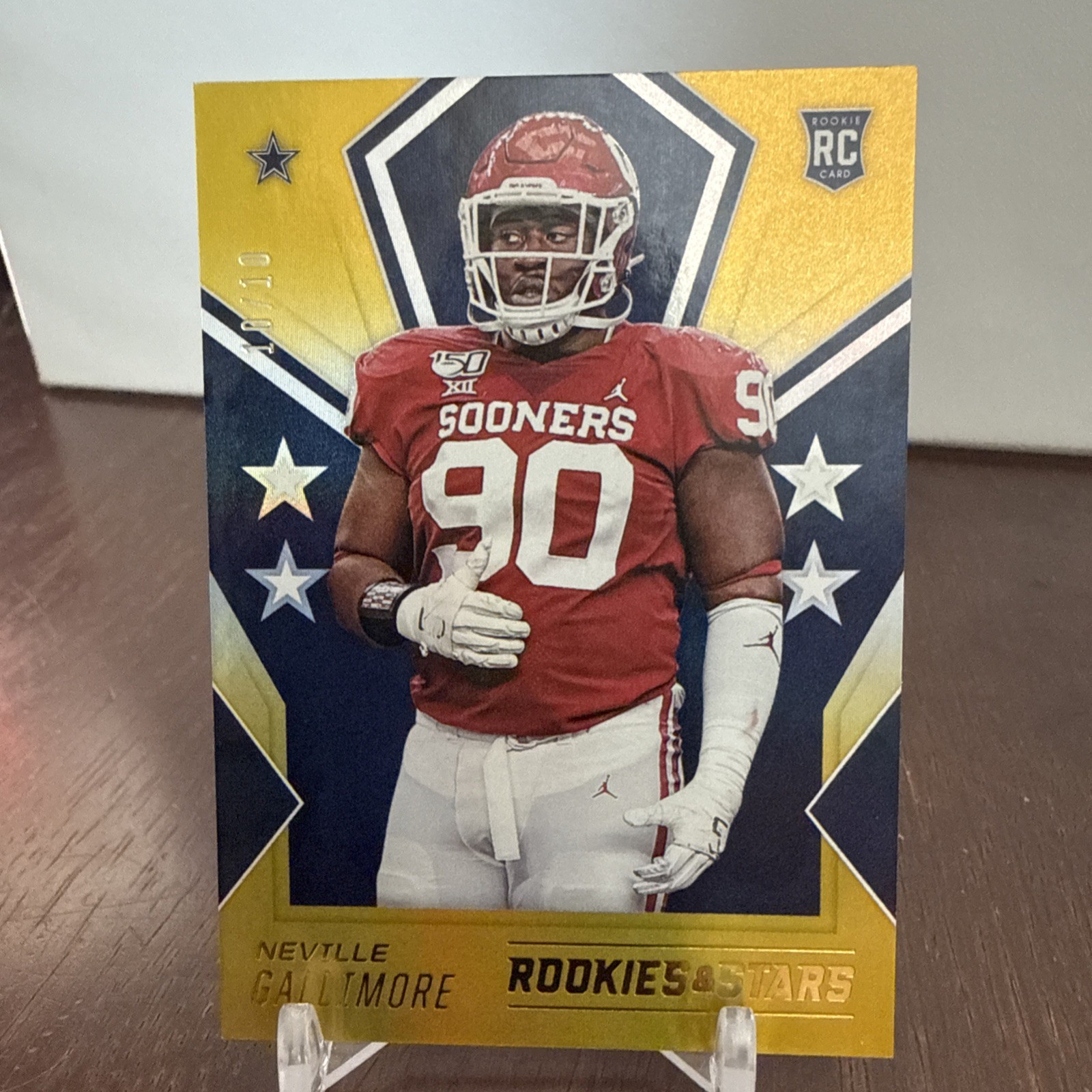 Neville Gallimore Panini Prizm Draft Picks #196 Gold